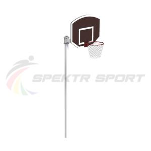 Купить Стойка стритбольная со щитом стационарная SP D 411 в Дмитровске 